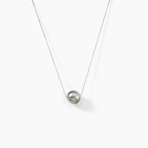 Collier Sissy Or Blanc Perle De Culture De Tahiti - Colliers avec pierres Femme | Marc Orian