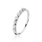 Bague Selina Or Blanc Diamant - Bagues pierres pr&eacute;cieuses Femme | Marc Orian