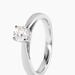 Bague Iris Platine Blanc Diamant - Solitaires Femme | Marc Orian