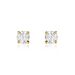 Boucles D'oreilles Puces Or Jaune Victoria Diamants - Puces Femme | Marc Orian