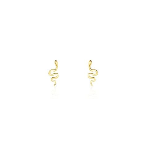 Boucles D'oreilles Puces Serafino Or Jaune - Puces Femme | Marc Orian