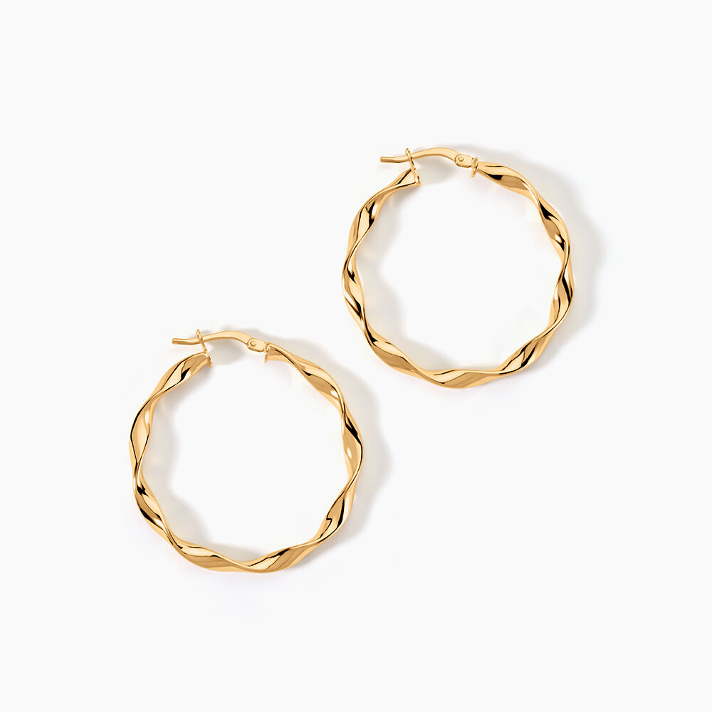 Cr&eacute;oles Falbala Or Jaune - Cr&eacute;oles Femme | Marc Orian