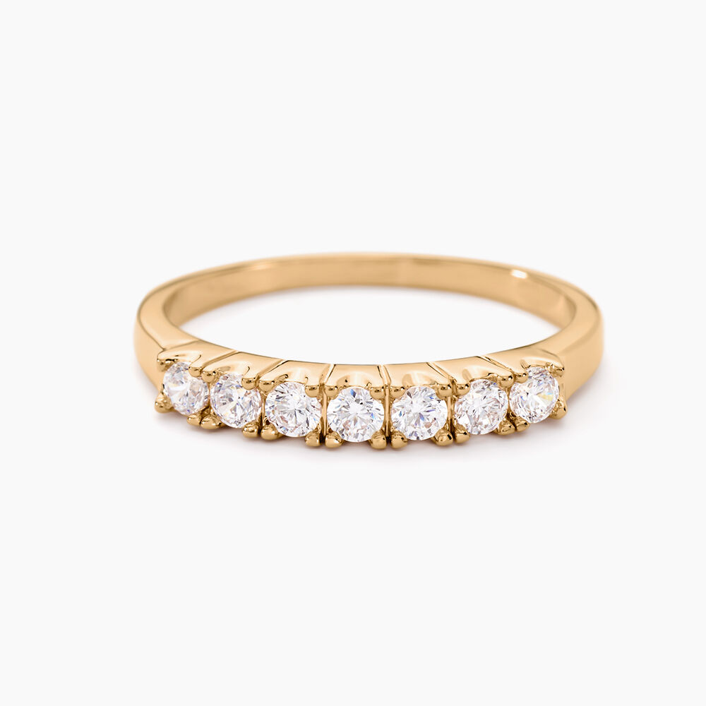 Bague Isee Plaqué Or Jaune Oxyde De Zirconium - Bagues avec pierre Femme | Marc Orian