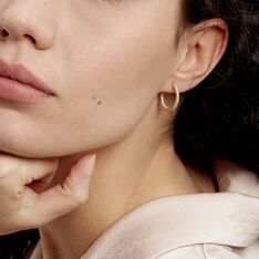Créoles Ulrica Or Jaune - Boucles d'oreilles Créoles Femme | Marc Orian