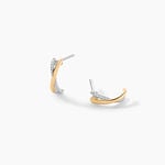 Creoles Louma Or Jaune Argent Blanc - Cr&eacute;oles Femme | Marc Orian