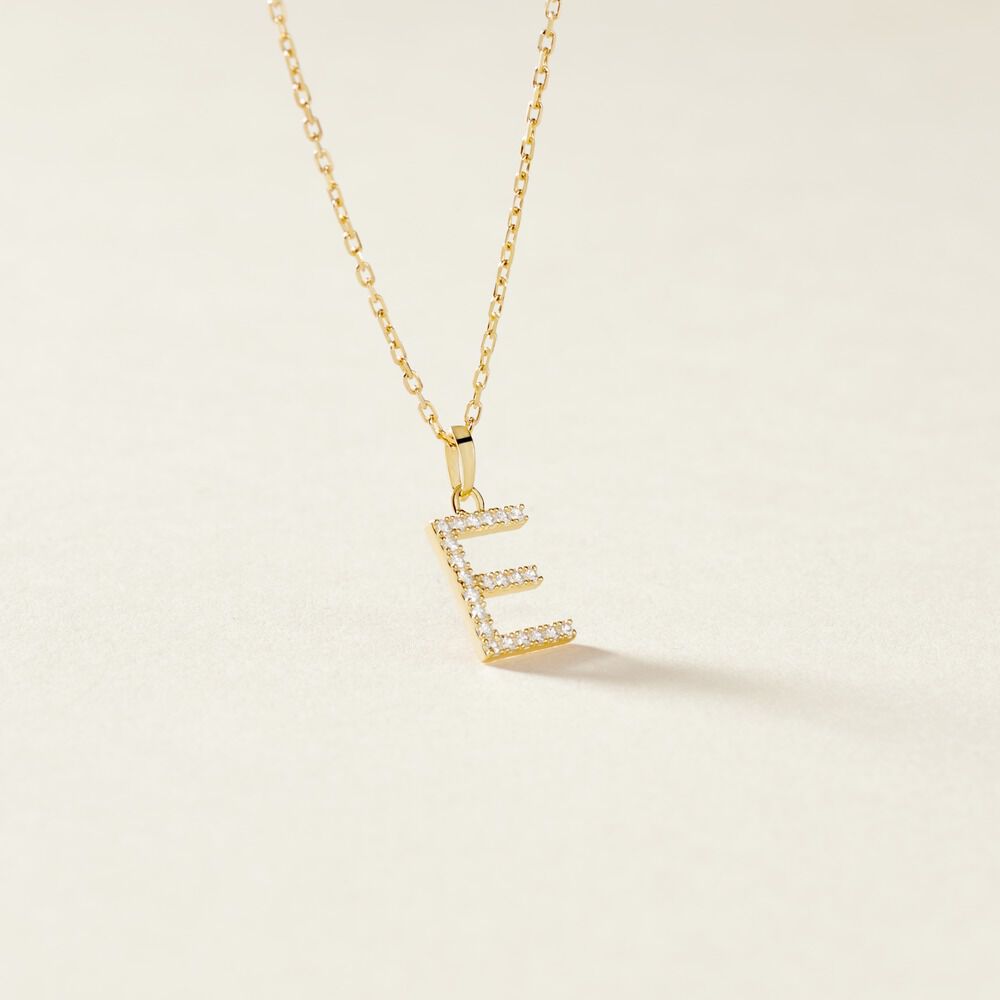 Pendentif Klementine Or Jaune Oxyde De Zirconium - Pendentifs Famille | Marc Orian