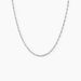 Collier Ciana Torsade Diamante Argent Blanc - Colliers fantaisie Femme | Marc Orian