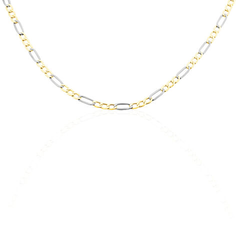 Chaîne Cameo Maille Alternee 1/3 Or Bicolore - Chaines Homme | Marc Orian
