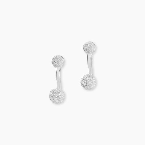 Bijoux D'oreilles Rosely Argent Blanc - Piercings d'oreilles Femme | Marc Orian