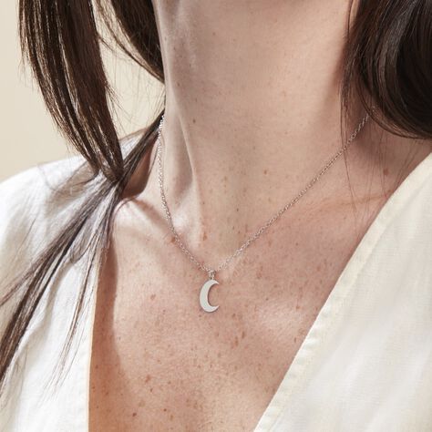 Collier Sonnie Argent Blanc - Colliers Femme | Marc Orian