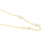 Collier Or Jaune Heliantheme Perles - Colliers avec pierres Femme | Marc Orian