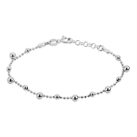 Bracelet Yera Argent Blanc - Bracelets chaînes Femme | Marc Orian