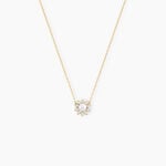 Collier Octavie Or Jaune Perle De Culture Oxyde De Zirconium - Colliers avec pierres Femme | Marc Orian