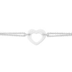 Bracelet Vivianne Argent Blanc Oxyde De Zirconium Et C&eacute;ramique - Bracelets fantaisie Femme | Marc Orian