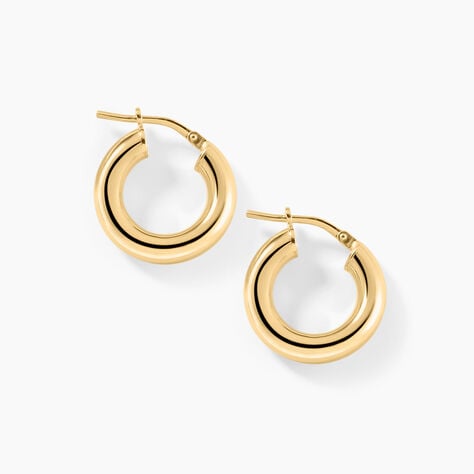 Cr&eacute;oles Chucho Argent Dor&eacute; A L'Or 750/1000 - Cr&eacute;oles Femme | Marc Orian