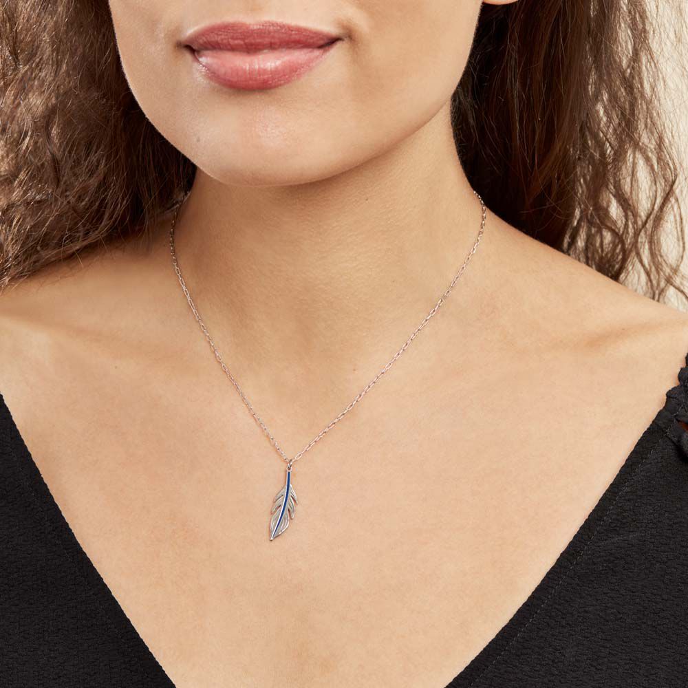 Collier Argent Blanc Stieg - Colliers Femme | Marc Orian