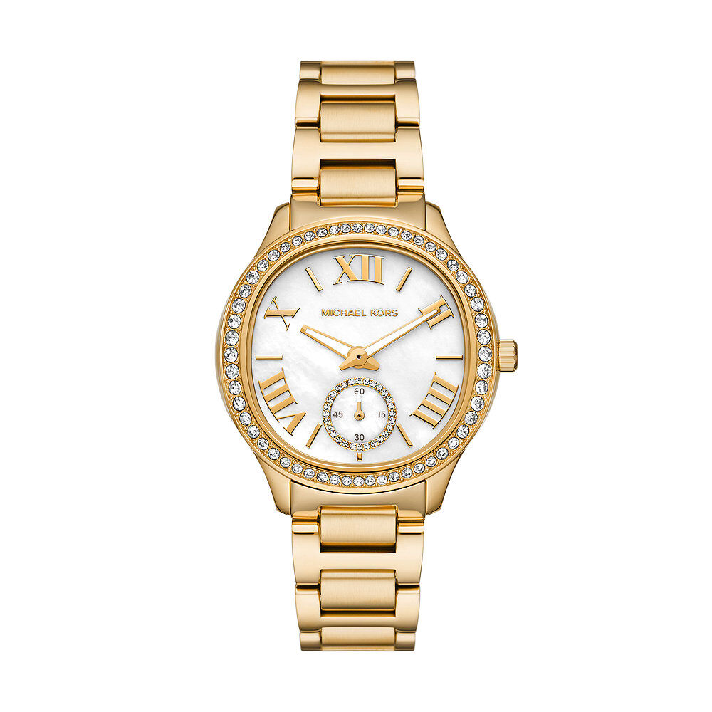 Montre Michael Kors Sage Nacre Blanche - Montres &eacute;tanches Femme | Marc Orian