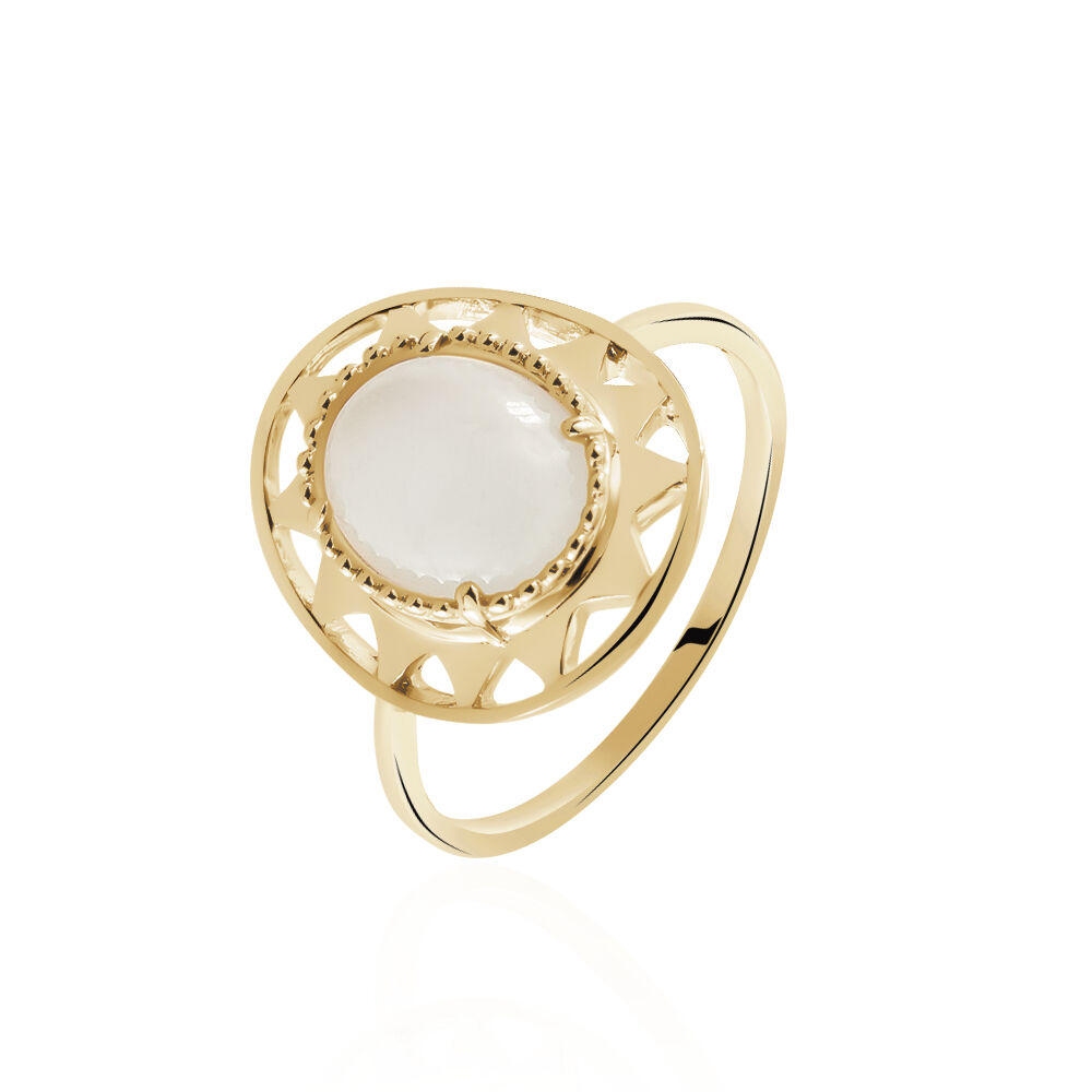 Bague or et clearance pierre de lune
