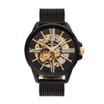 Montre Montignac Round Automatique Noir - Montres automatiques Homme | Marc Orian