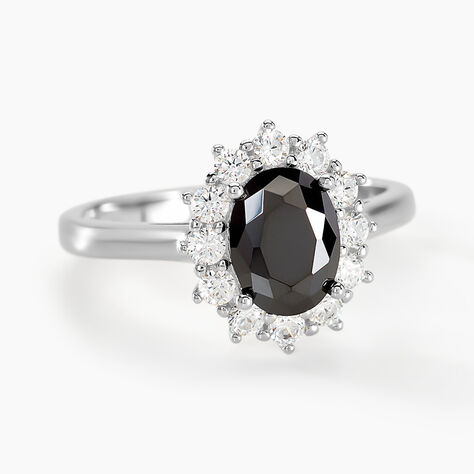 Bague Solitaire Gabor Argent Blanc Oxyde De Zirconium - Solitaires Femme | Marc Orian