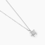 Collier Desert Argent Blanc Oxyde De Zirconium - Colliers avec pierres Femme | Marc Orian