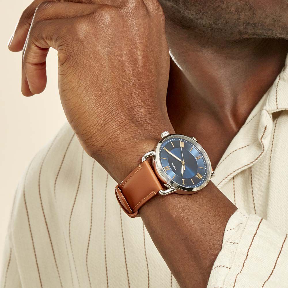 Montre Homme FOSSIL en Silicone Orange - FS5686 - Cleor