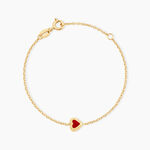 Bracelet Coralie Argent Dor&eacute; A L'Or 750/1000 - Bracelets fantaisie Enfant | Marc Orian