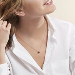 Collier Jaana Plaqu&eacute; Or Jaune Verre Oxyde De Zirconium - Colliers avec pierres Femme | Marc Orian