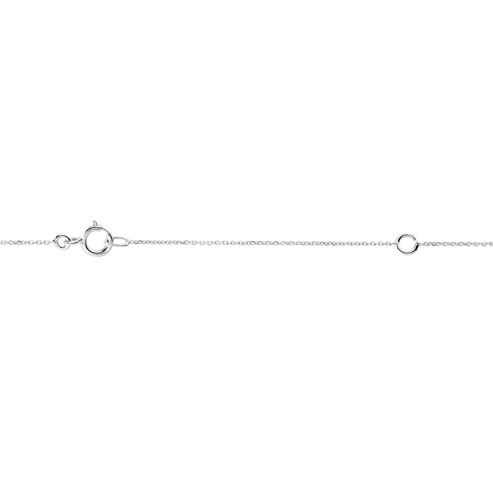 Collier Romanne Or Blanc Diamant - Colliers avec pierres Femme | Marc Orian