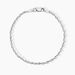 Bracelet Ciana Torsade Diamante Argent Blanc - Bracelets chaînes Femme | Marc Orian