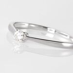 Bague Solitaire Vicoeuria Or Blanc Diamant - Solitaires Femme | Marc Orian