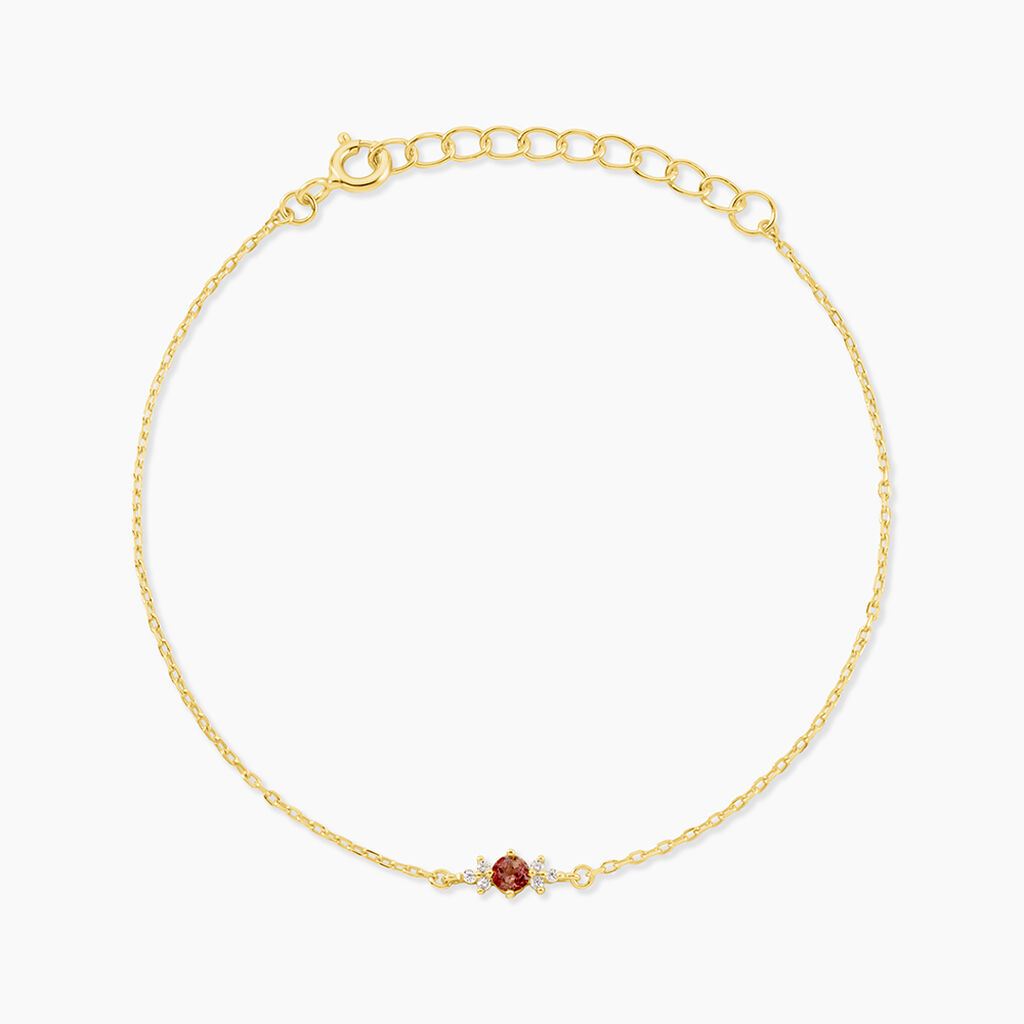 Bracelet Poem Argent Jaune Tourmaline Oxyde De Zirconium - Bracelets fantaisie Femme | Marc Orian