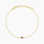 Bracelet Poem Argent Jaune Tourmaline Oxyde De Zirconium - Bracelets fantaisie Femme | Marc Orian