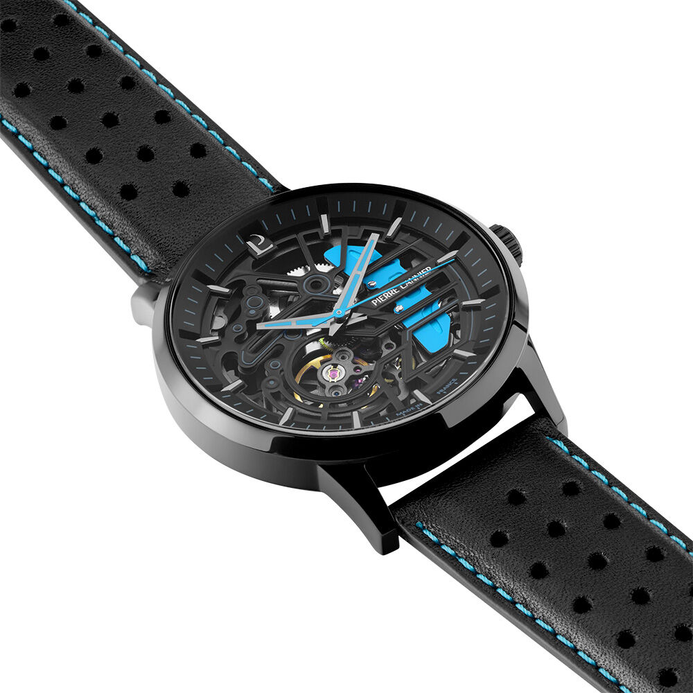 Montre Pierre Lannier Paddock Noir - Montres automatiques Homme | Marc Orian