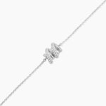 Bracelet Edna Argent Blanc Oxyde De Zirconium - Bracelets fantaisie Femme | Marc Orian