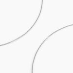 Cha&icirc;ne Imad Maille Gourmette Or Blanc - Chaines Famille | Marc Orian