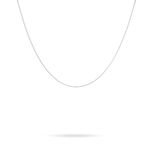 Cha&icirc;ne Iris Maille Gourmette Or Blanc - Chaines Femme | Marc Orian