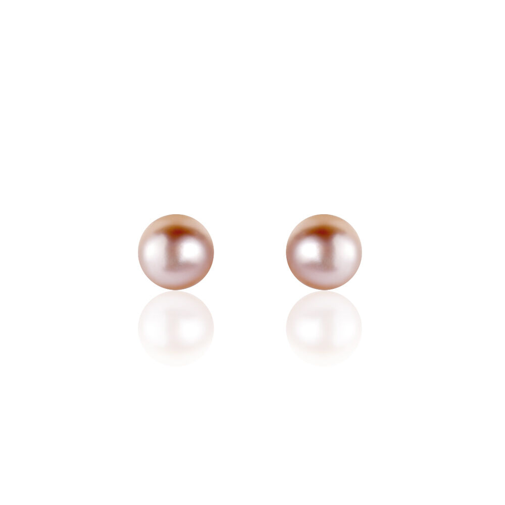Boucles D'oreilles Puces Ursulina Or Jaune Perle De Culture - Boucles d'oreilles mariage Femme | Marc Orian