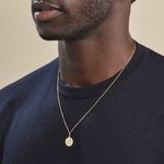 Pendentif Ange Rond Or Jaune - M&eacute;dailles et m&eacute;daillons Famille | Marc Orian