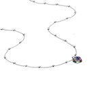 Collier Isin Argent Blanc Pierre De Synthese - Colliers avec pierres Femme | Marc Orian