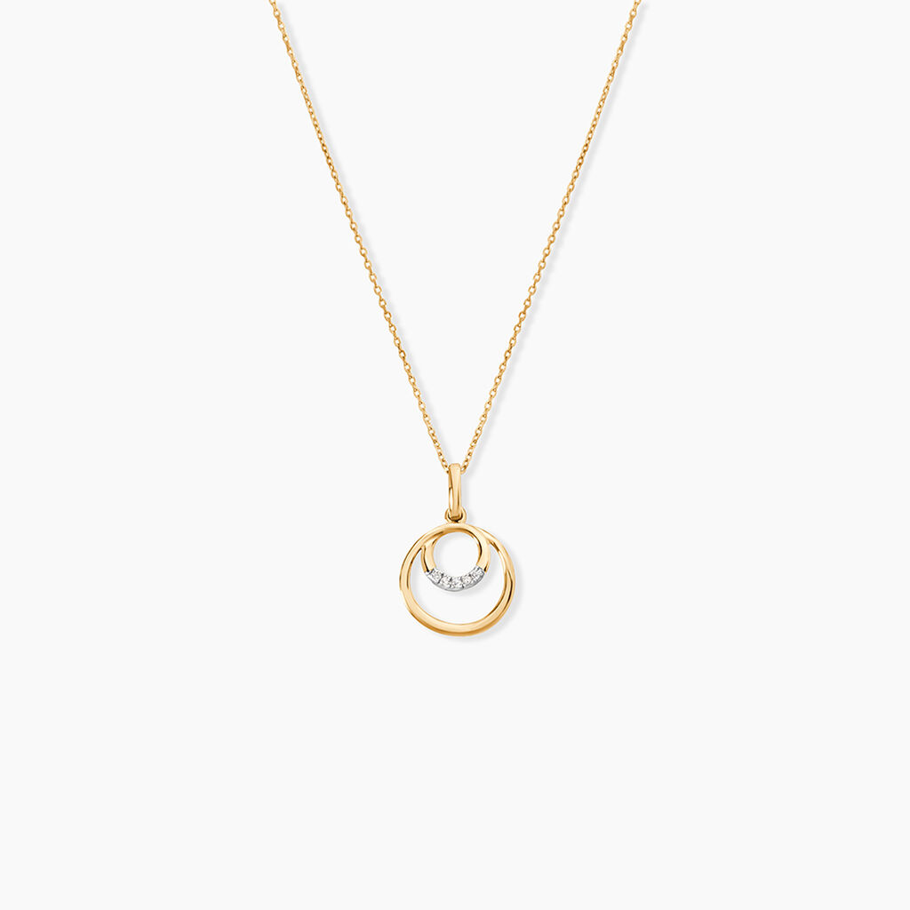 Collier Or Jaune Tamaka Diamants - Colliers avec pierres Femme | Marc Orian