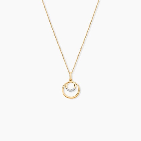 Collier Or Jaune Tamaka Diamants - Colliers avec pierres Femme | Marc Orian