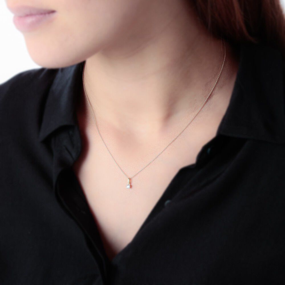 Pendentif Victoria Or Jaune Diamant - Pendentifs Femme | Marc Orian