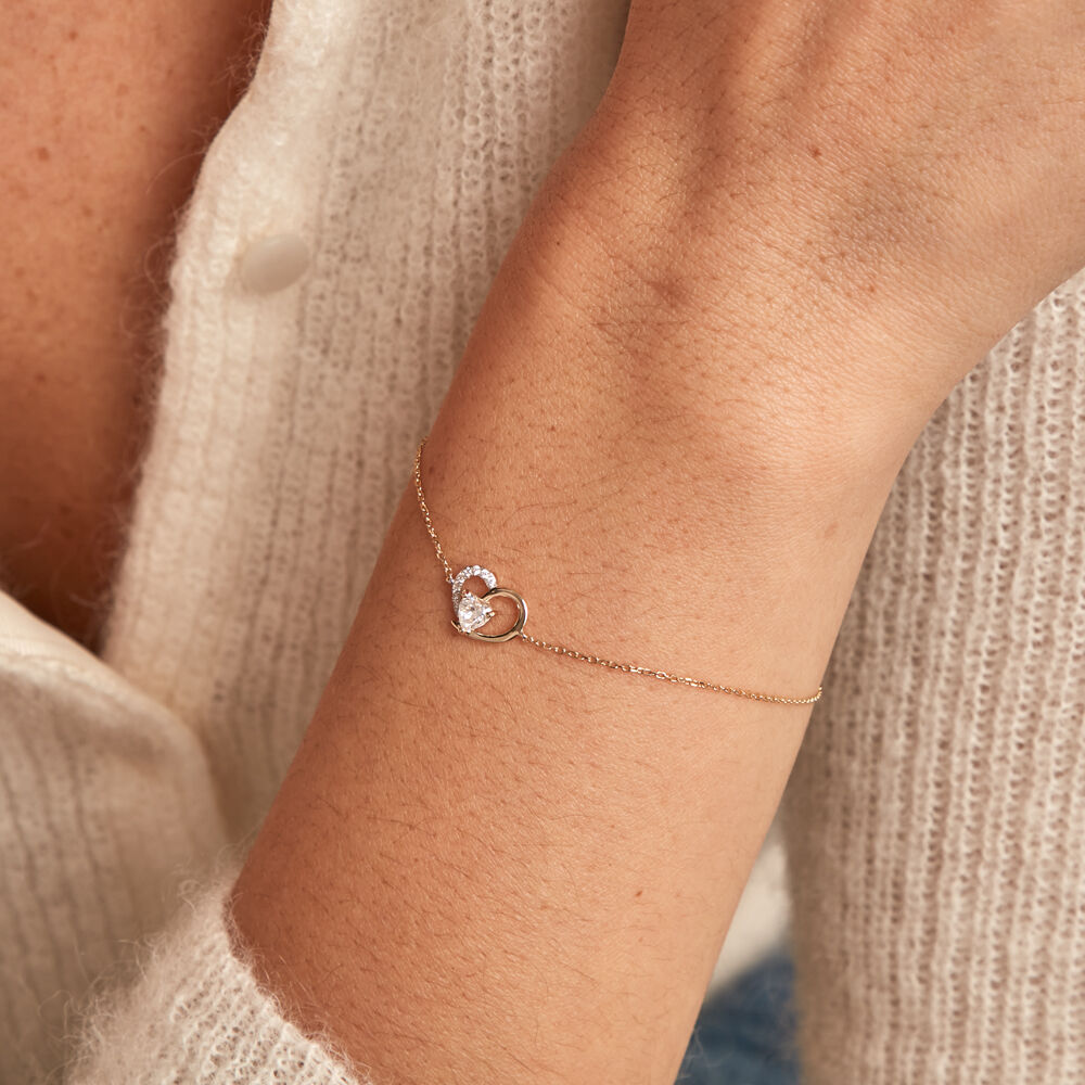 Bracelet Eliana Or Jaune Oxyde De Zirconium - Bracelets chaînes Femme | Marc Orian