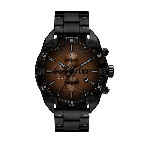 Montre Diesel Spiked Marron - Montres &eacute;tanches Homme | Marc Orian
