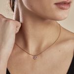 Collier Gino Argent Rose Oxyde De Zirconium - Colliers avec pierres Femme | Marc Orian