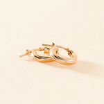 Cr&eacute;oles Maia Argent Rose - Cr&eacute;oles Femme | Marc Orian