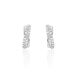Boucles D'oreilles Puces Aglae Or Blanc Oxyde De Zirconium - Puces Femme | Marc Orian