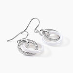 Boucles D'oreilles Pendantes Grizzel Argent Blanc Oxyde De Zirconium - Pendantes Femme | Marc Orian