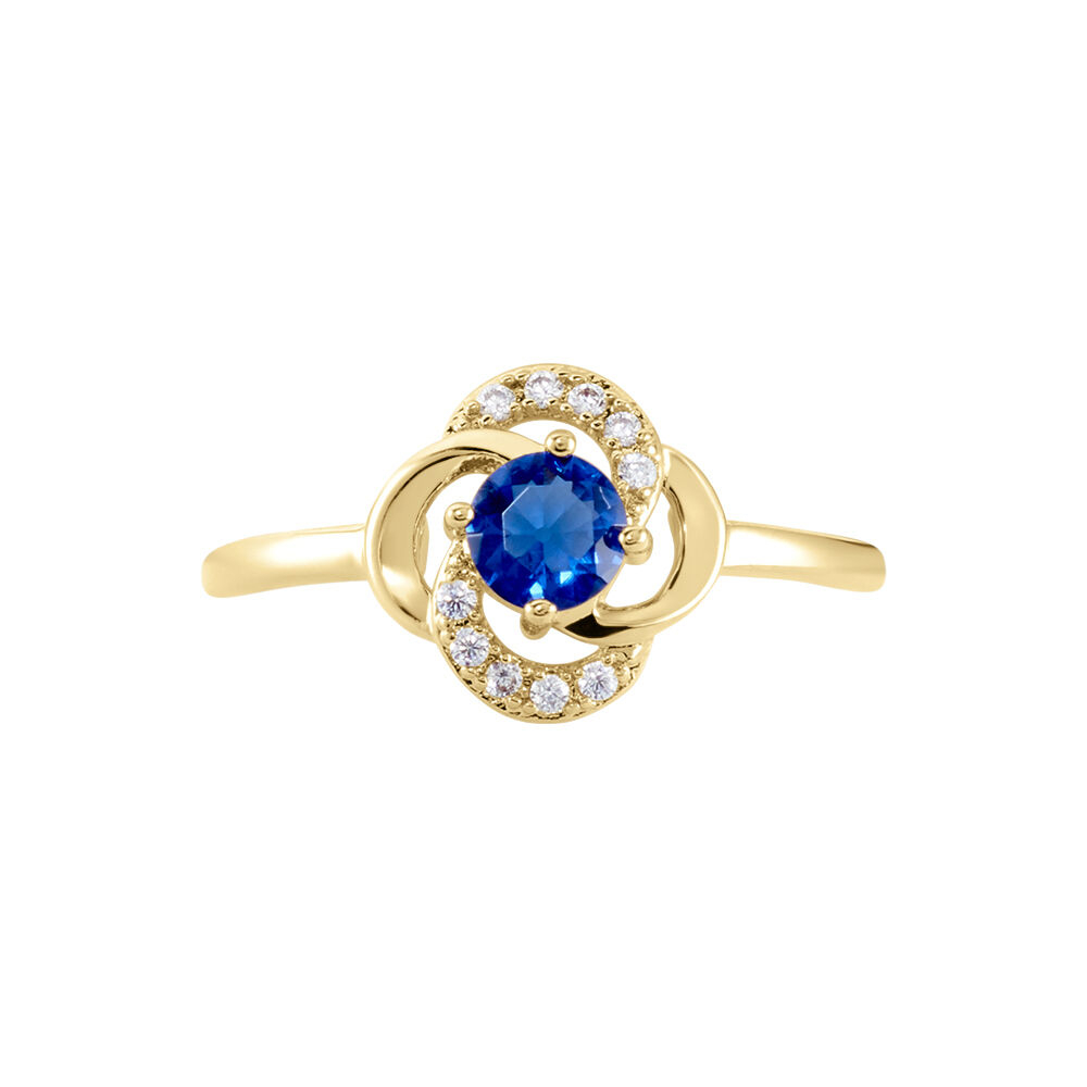 Bague Jaana Plaqué Or Jaune Verre Oxyde De Zirconium - Bagues avec pierre Femme | Marc Orian